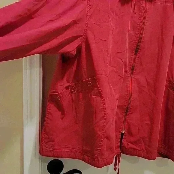 Vintage Foxland By Lanson Water Resistant  Jacket Size 22.5 - Picture 8 of 10